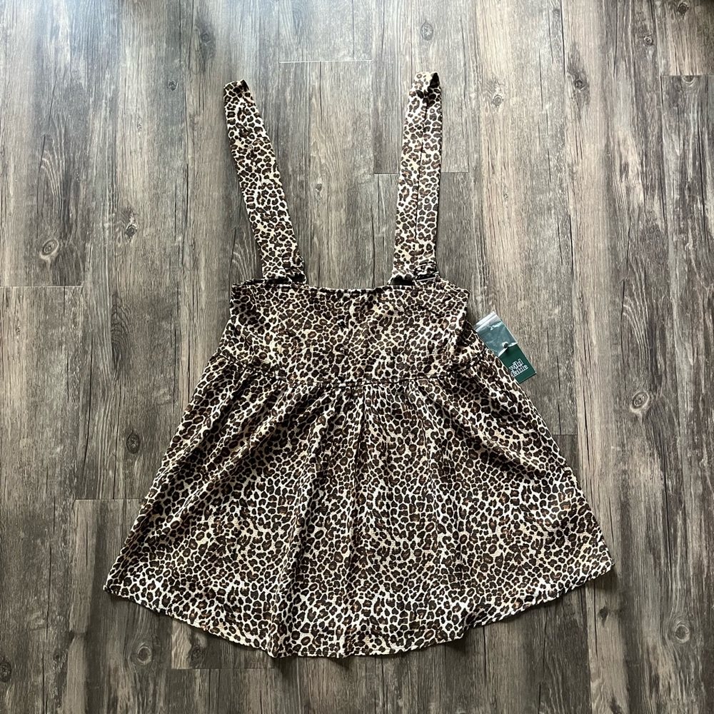 NWT Wild Fable Cheetah Print Suspender Skirt